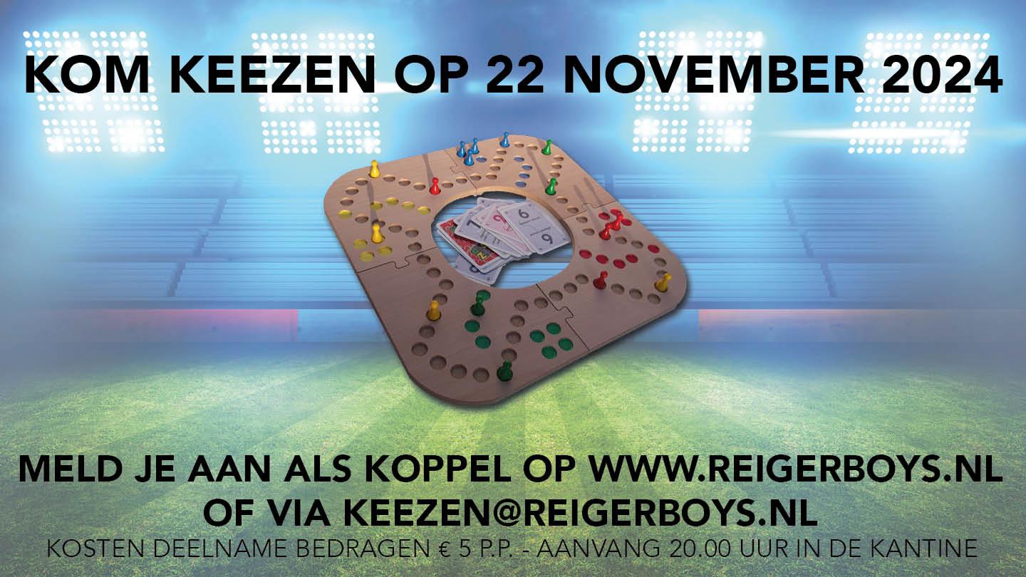 Keezen 22 november 2024