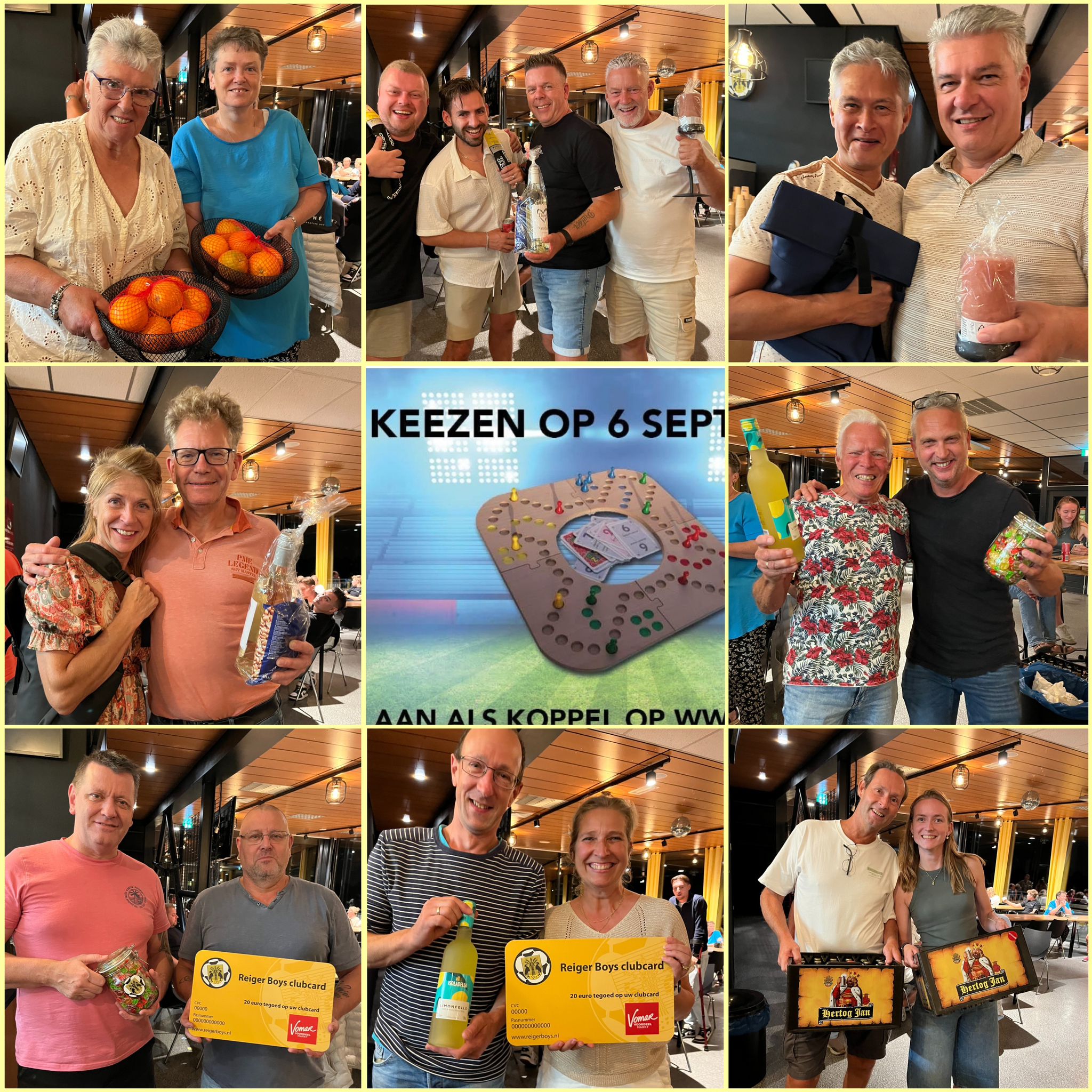 weer gezellig keezen 6 september 24