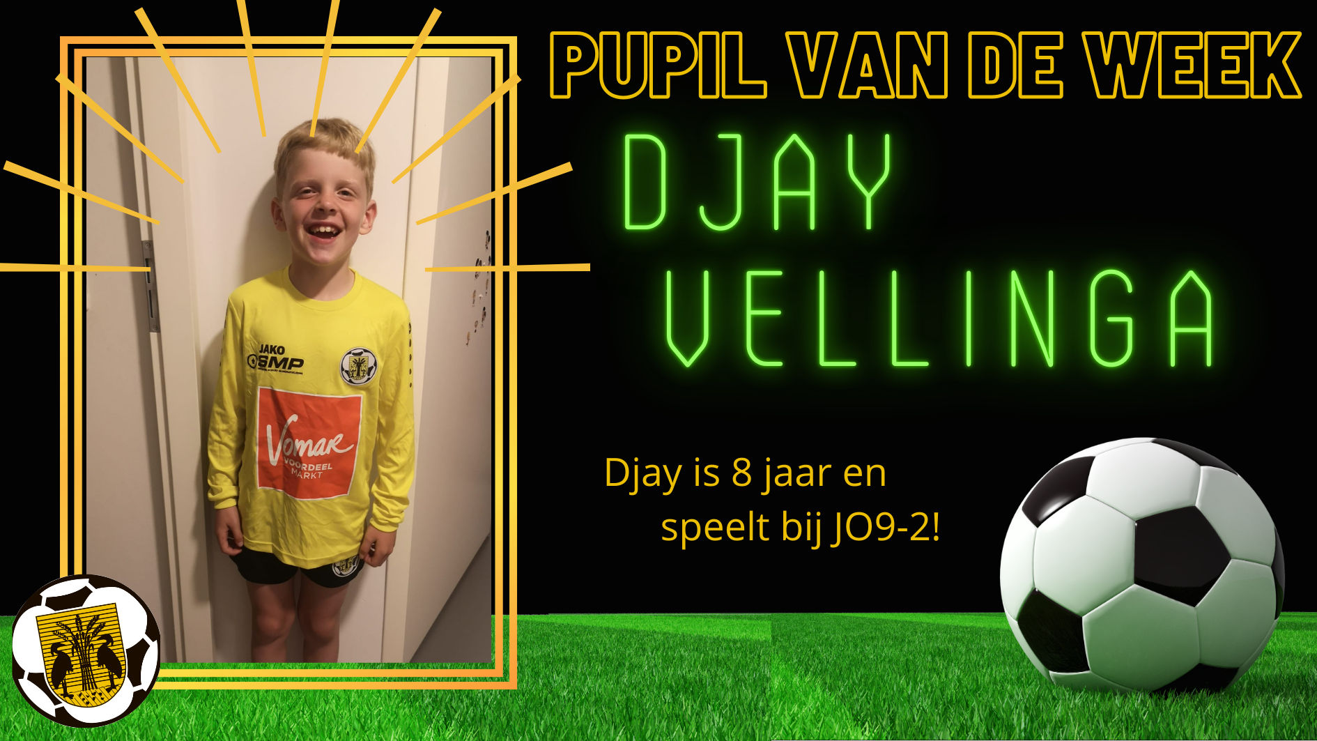 Pupil van de week Djay Vellinga