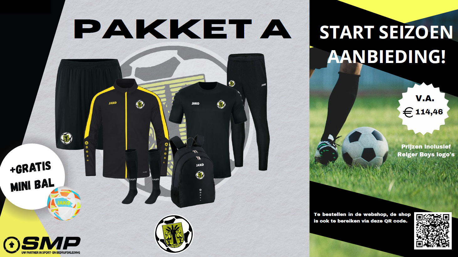Pakke A start seizoen aanbieding