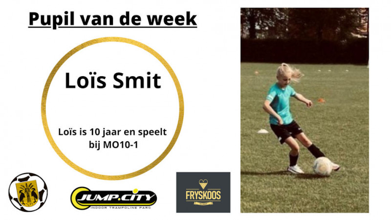 Pupil van de week Loïs Smit 02.04.2022 site