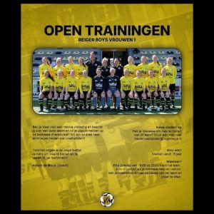 Open trainingen Reiger Boys vrouwen 1