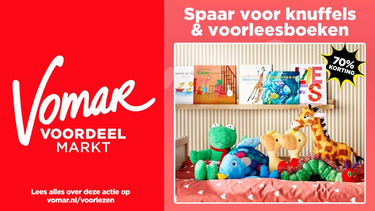 Voorleesboeken & Knuffels_Vomar